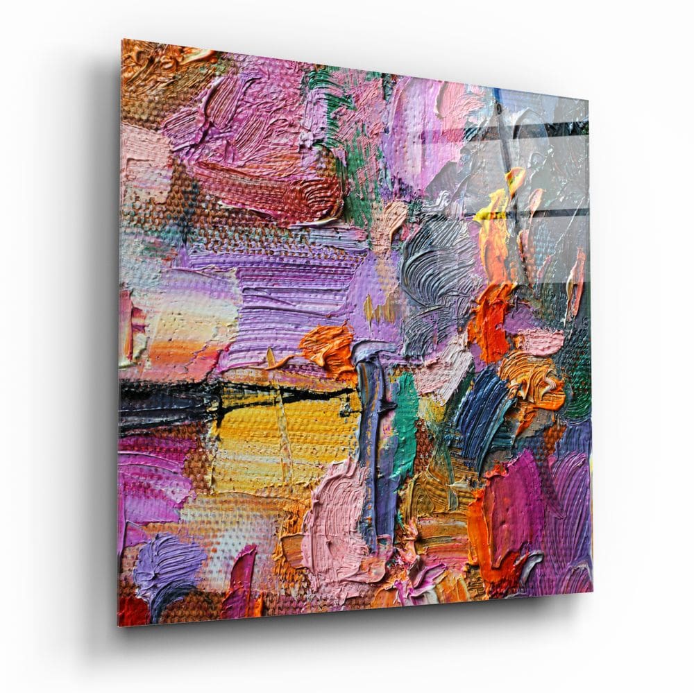 Abstract Glass UV Digital Painted Frameless Glass Wall Art or Decor - Art Gallery EU - 1