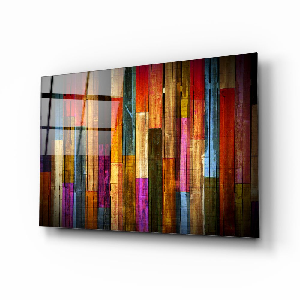 Painted Wood UV Digital Painted Frameless Glass Wall Art or Decor - Art Gallery EU - 1