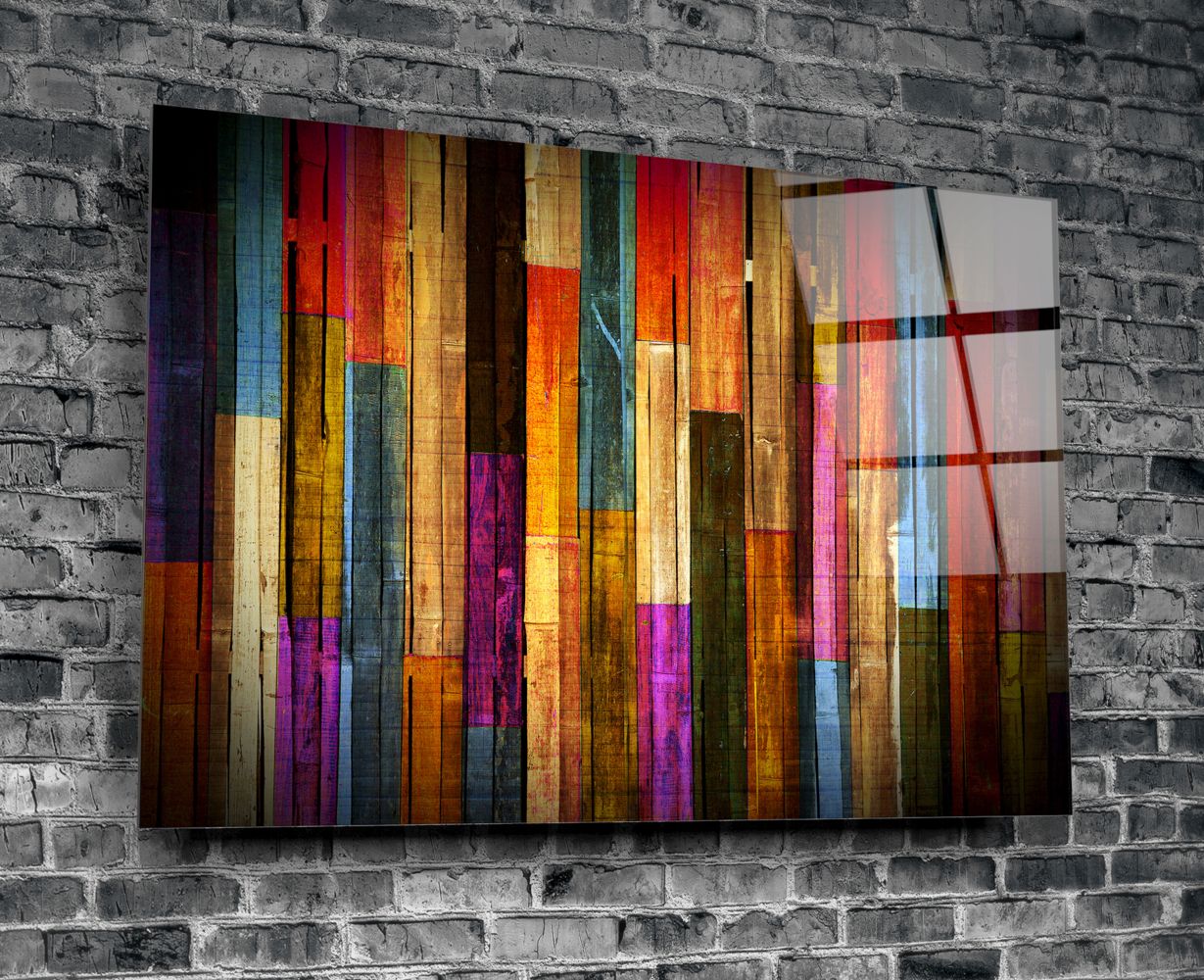 Painted Wood UV Digital Painted Frameless Glass Wall Art or Decor - Art Gallery EU - 2