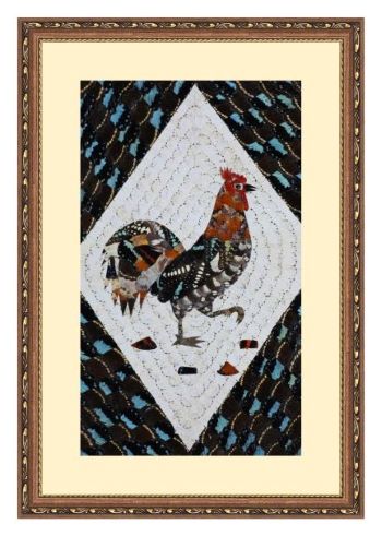 Rooster UV Digital Painted Frameless Glass Wall Art or Decor - Art Gallery EU - 2