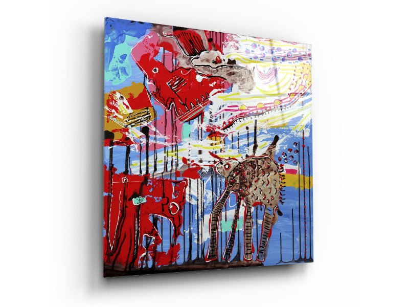 Star Wars Abstract UV Digital Painted Frameless Glass Wall Art or Decor - Art Gallery EU - 1