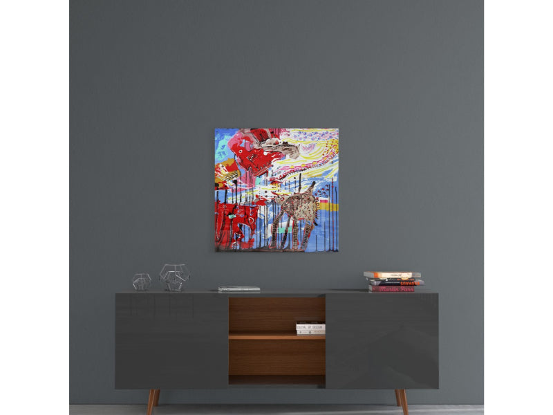 Star Wars Abstract UV Digital Painted Frameless Glass Wall Art or Decor - Art Gallery EU - 4