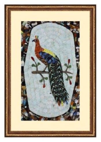 Taus Bird UV Digital Painted Frameless Glass Wall Art or Decor - Art Gallery EU - 1