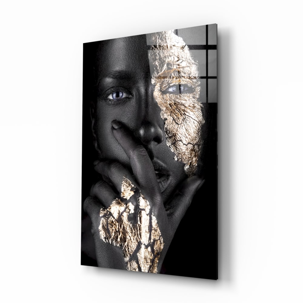 The Woman UV Digital Painted Frameless Glass Wall Art or Decor - Art Gallery EU - 2