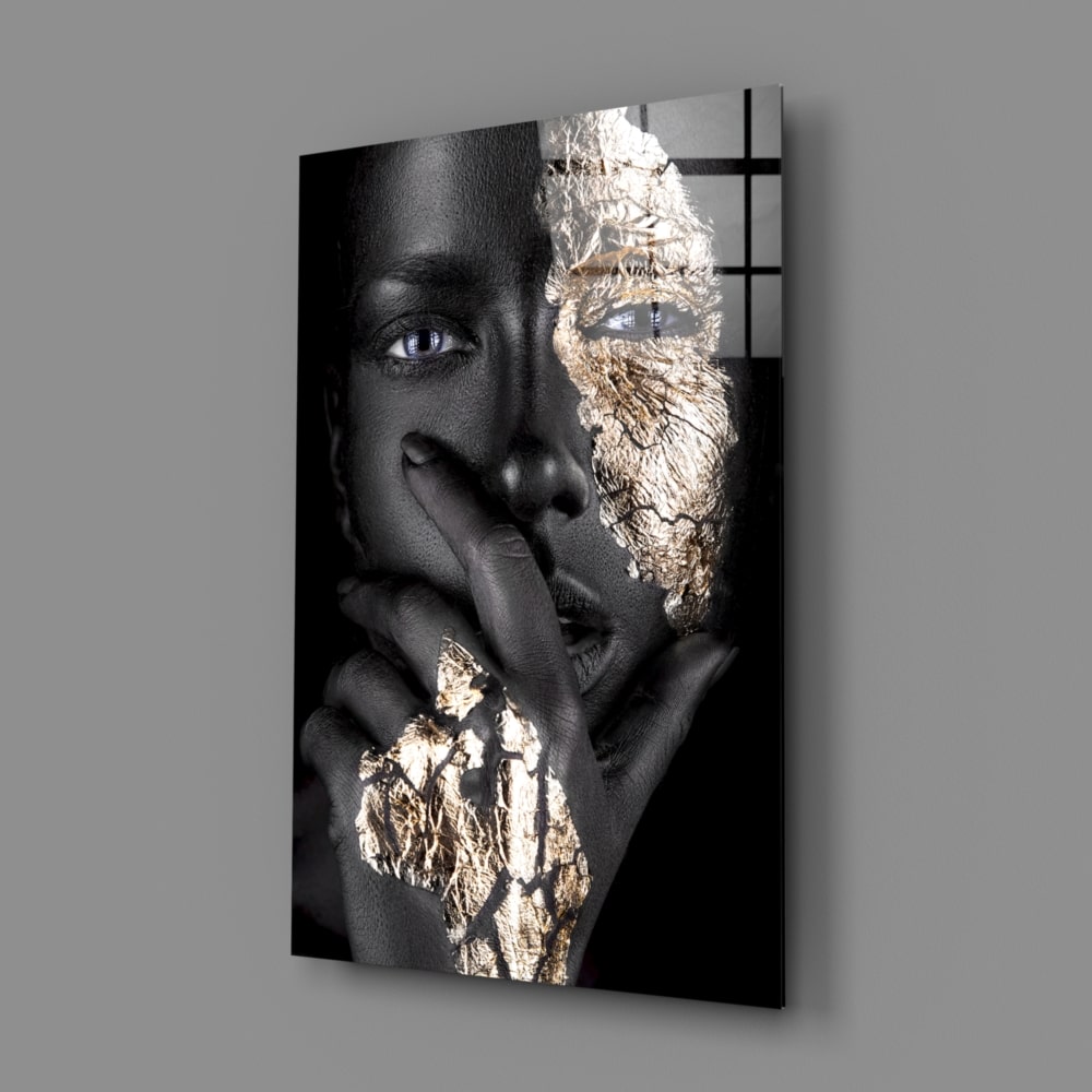 The Woman UV Digital Painted Frameless Glass Wall Art or Decor - Art Gallery EU - 1