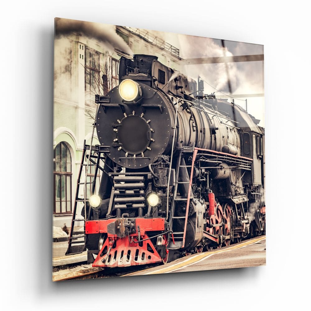 Train UV Digital Painted Frameless Glass Wall Art or Decor - Art Gallery EU - 3