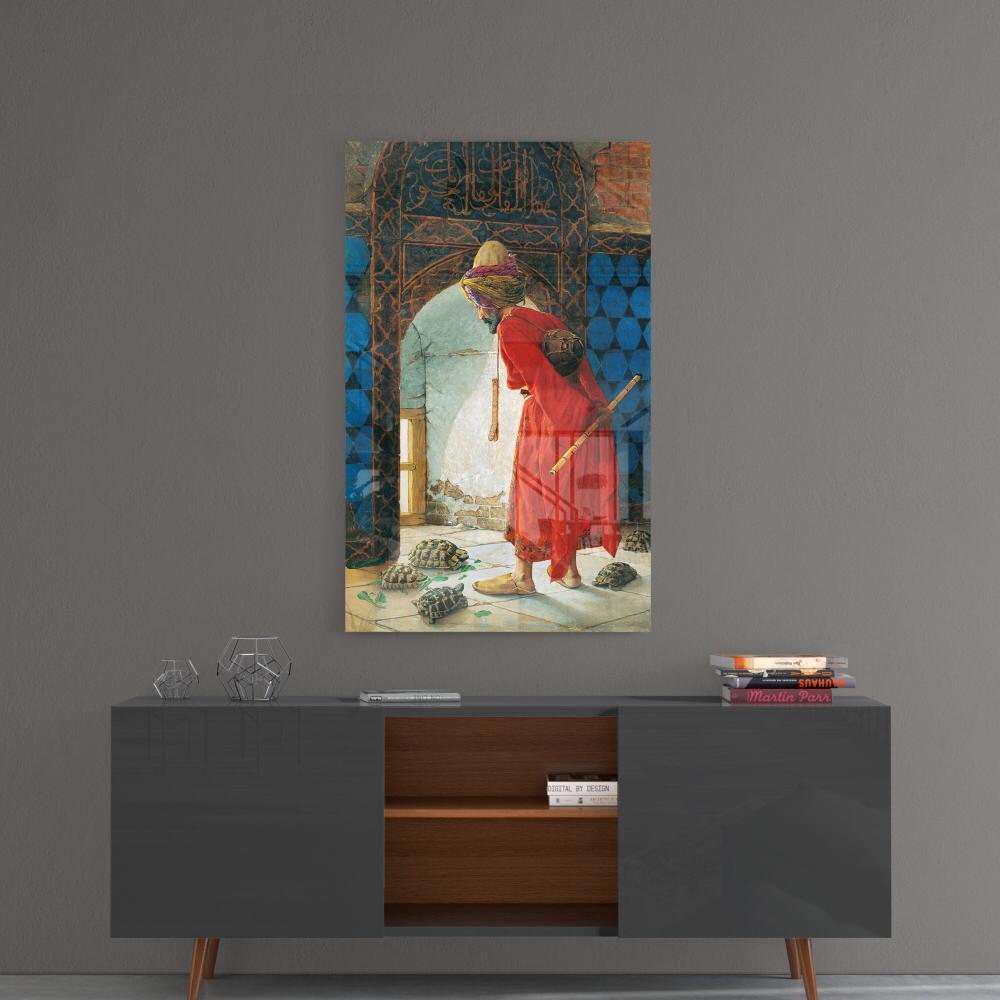 Turtle Tamer UV Digital Painted Frameless Glass Wall Art or Decor - Art Gallery EU - 1