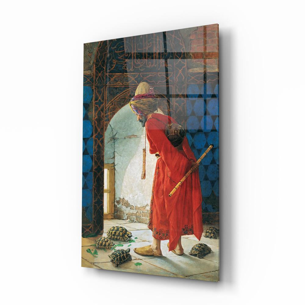 Turtle Tamer UV Digital Painted Frameless Glass Wall Art or Decor - Art Gallery EU - 4