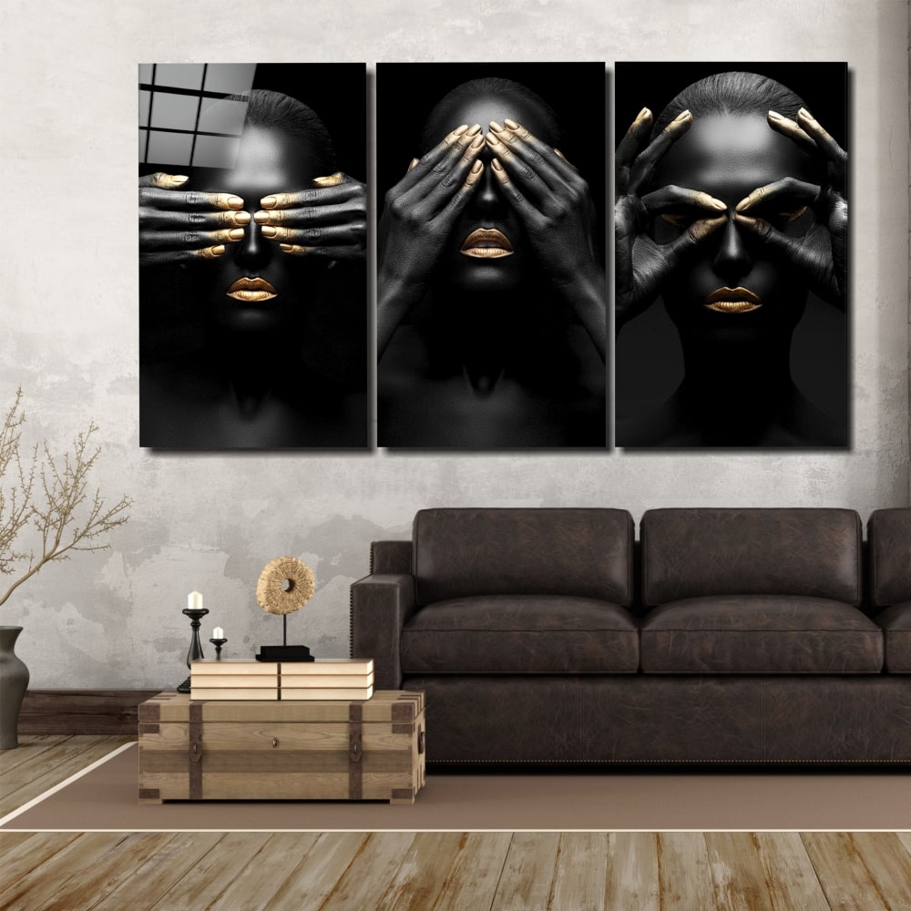 Woman and Flowers UV Digital Painted Frameless Glass Wall Art or Decor - Art Gallery EU - 8