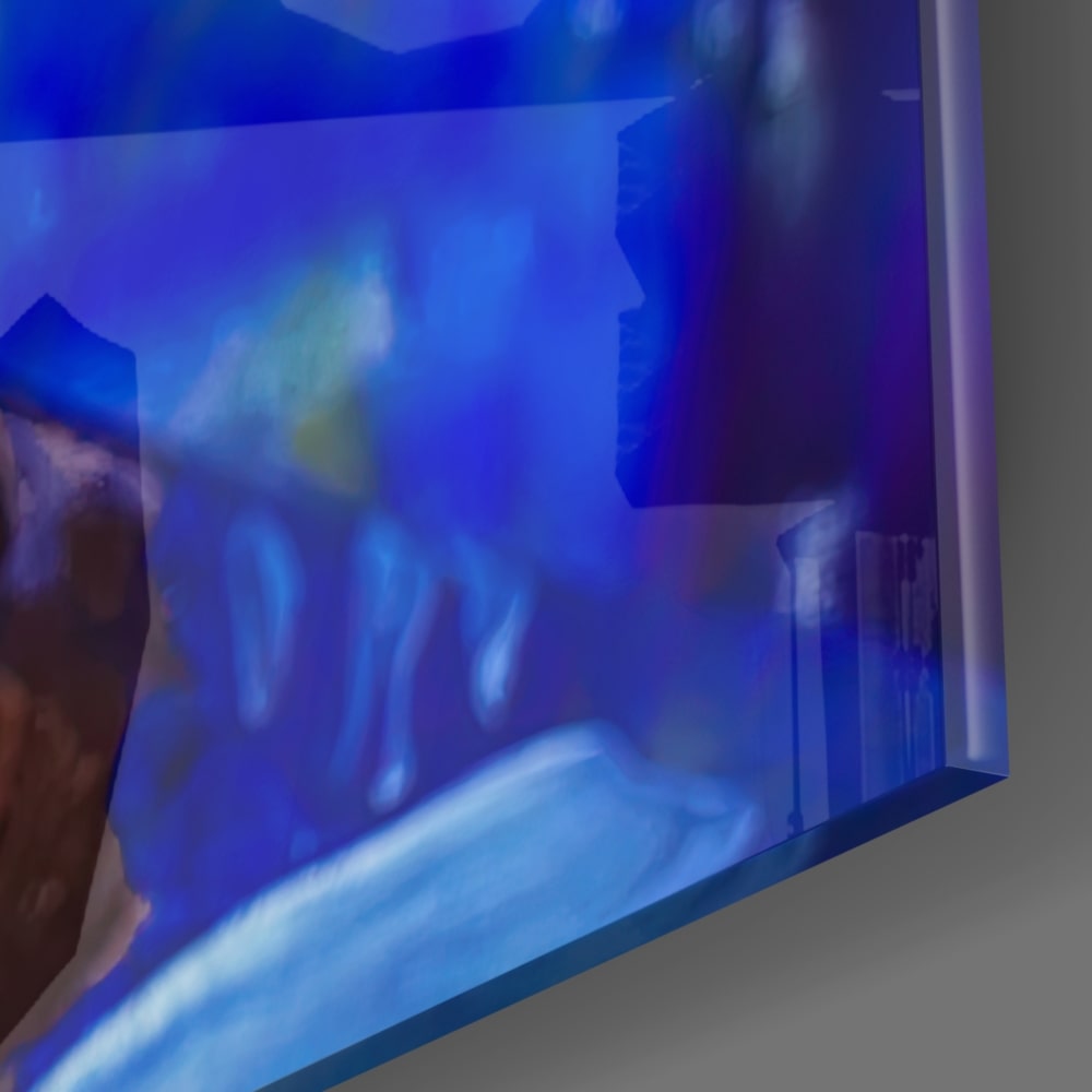 Abstract Colors UV Digital Painted Frameless Glass Wall Art or Decor - Art Gallery EU - 1