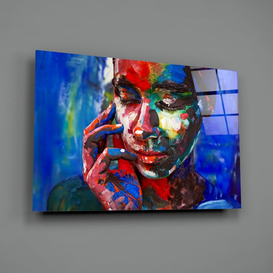 Abstract Colors UV Digital Painted Frameless Glass Wall Art or Decor - Art Gallery EU - 2