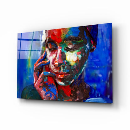 Abstract Colors UV Digital Painted Frameless Glass Wall Art or Decor - Art Gallery EU - 4