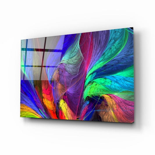 Colorful Patterns UV Digital Painted Frameless Glass Wall Art or Decor - Art Gallery EU - 3