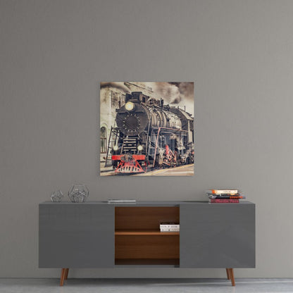 Train UV Digital Painted Frameless Glass Wall Art or Decor - Art Gallery EU - 4